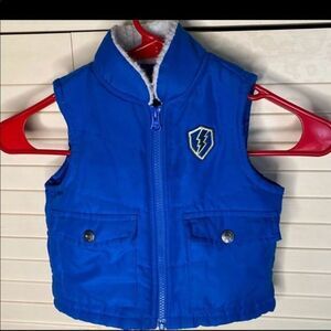 Living the dream boys blue puffer vest